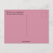 Streetcar in de regen in Toronto Ontario Briefkaart (Achterkant)