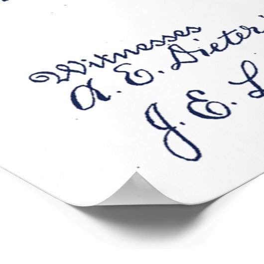  Streetcar-octrooi Poster (Hoek)