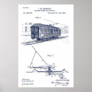  Streetcar-octrooi Poster