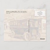 Streetcar on Broadway Ave., Skagway, Alaska Briefkaart (Achterkant)