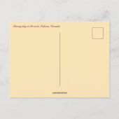 Streetcar op een sneeuwdag in Toronto Ontario Briefkaart (Achterkant)