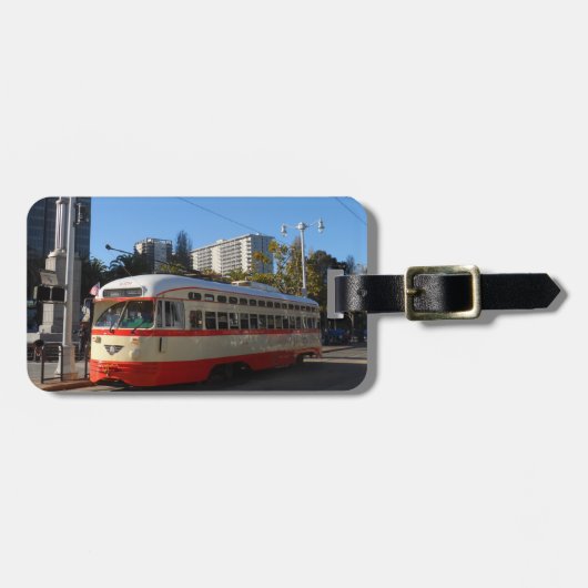 Streetcar- San Francisco Bagagelabel (Voorkant horizontaal)