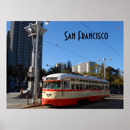 Streetcar- San Francisco Poster (Voorkant)