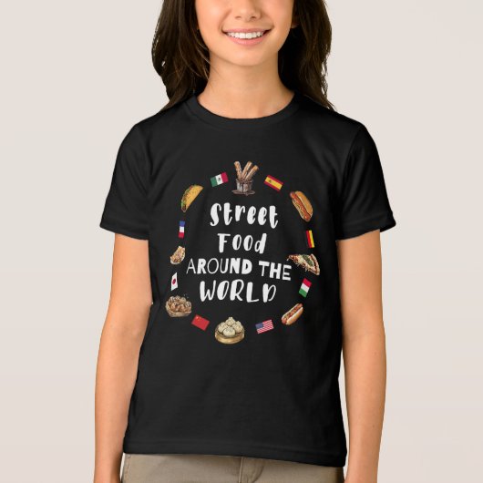 Streetfood over de hele wereld Tri-Blend shirt (Voorkant)