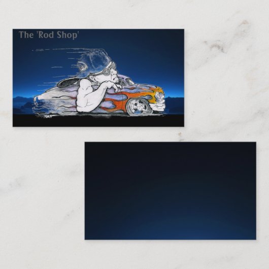 Streetrode Cartoon Visitekaartjes (Voorkant / Achterkant)