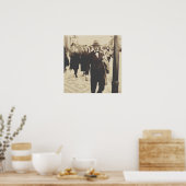 Streets in Lisbon (Fernando Pessoa) Poster (Keuken)