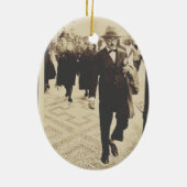 Streets in Lissabon (Fernando Pessoa) Keramisch Ornament (Achterkant)