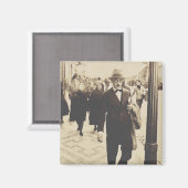 Streets in Lissabon (Fernando Pessoa) Magnet (Voorkant / Achterkant)