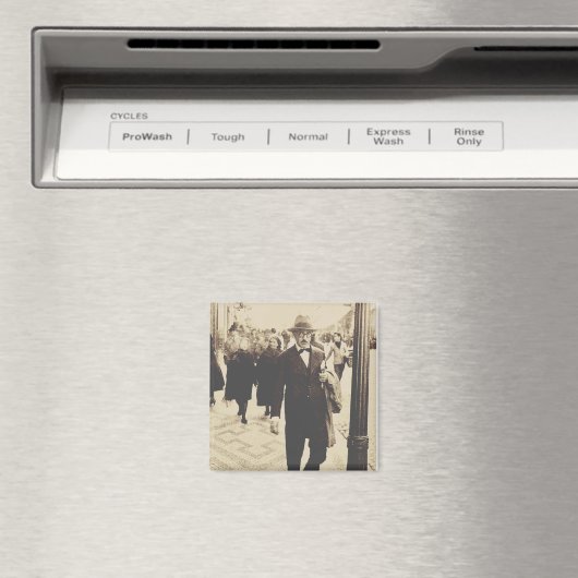 Streets in Lissabon (Fernando Pessoa) Magnet (Insitu (Vaatwasser))