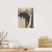 Streets in Lissabon (Fernando Pessoa) Poster (Keuken)