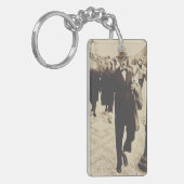 Streets in Lissabon (Fernando Pessoa) Sleutelhange Sleutelhanger (Voorkant Links)