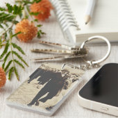 Streets in Lissabon (Fernando Pessoa) Sleutelhange Sleutelhanger (Voorkant Rechts)