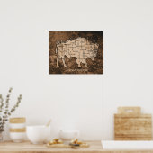 Streets van Buffalo Wall Art naar RMB Art & Design Poster (Keuken)