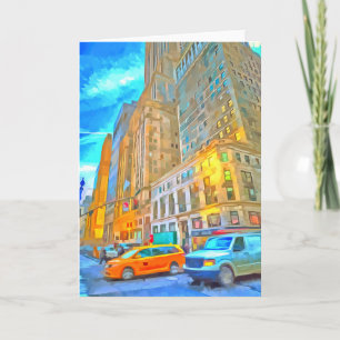 Streets van de New York Pop Art Kaart