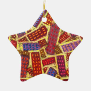 Streets van Gold Heaven Star Holiday Ornament