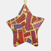 Streets van Gold Heaven Star Holiday Ornament (Links)