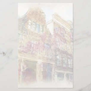 Streets van het oude Amsterdam Briefpapier