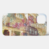 Streets van het oude Amsterdam Case-Mate iPhone Case (Achterkant (horizontaal))
