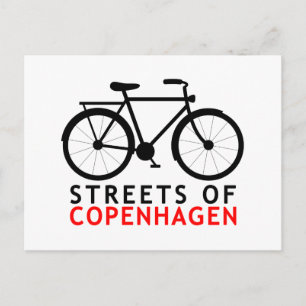 Streets van Kopenhagen Briefkaart