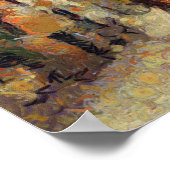 Streets van Kyoto-afdruk Poster (Hoek)