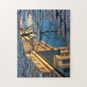 Streetscape Montreal. Legpuzzel (Verticaal)