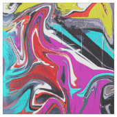Streetstijlgraffiti-afdrukken Stof (Close Up)