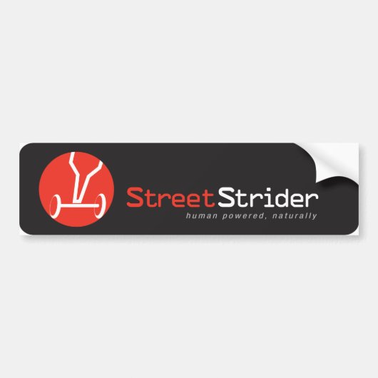 Streetstrider-Bumpersticker Bumpersticker (Voorkant)