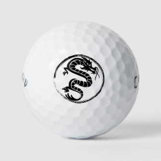 Streetwear Black Dragon tattoo op Golfballen