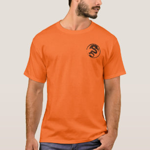 Streetwear Black Dragon tattoo op T-shirt