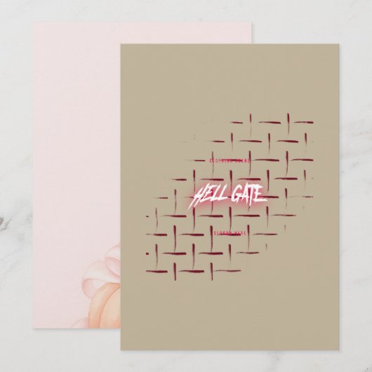 Streetwear Brand Identity | Grunge Fashion Logo Kaart (Voorkant / Achterkant)