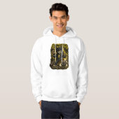 Streetwear Cat Illustration Hoodie (Voorkant volledig)
