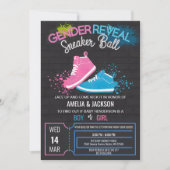 Streetwear geslacht onthullen sneaker bal jongen m kaart (Voorkant)