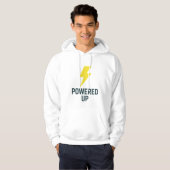 Streetwear Hoodie – POWERED UP for Energy (Voorkant volledig)