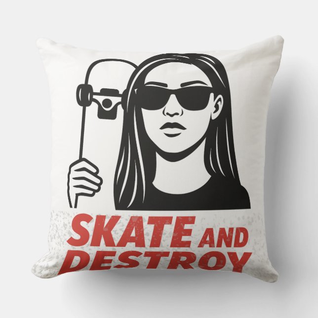 Streetwear met vrijheid en scherpte. kussen (Voorkant)