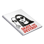 Streetwear met vrijheid en scherpte. notitieboek (Rechterzijde)