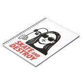 Streetwear met vrijheid en scherpte. notitieboek (Linkerzijde)