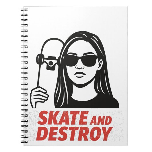 Streetwear met vrijheid en scherpte. notitieboek (Voorkant)