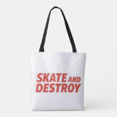 Streetwear met vrijheid en scherpte. tote bag (Achterkant)