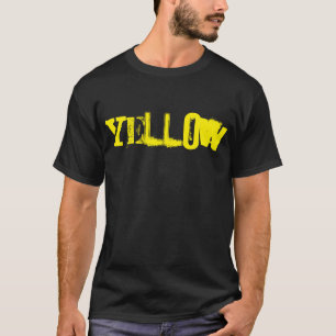 STREETWEAR MODE TEKST GEEL FONT T-Shirt