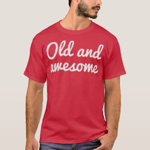 Streetwear Oude en Geweldige Lettering T-shirt
