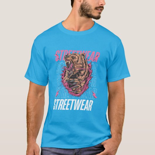 Streetwear t, shirt ontwerp (Voorkant)