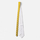 Streifen grau gelb stripes gray grey yellow stropdas (Achterkant)