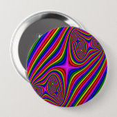 Streifen in Farben Ronde Button 4,0 Cm (Voorkant /achterkant)