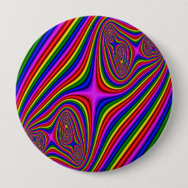Streifen in Farben Ronde Button 4,0 Cm