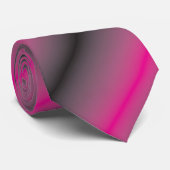 Streifen magenta schwarz stripes black stropdas (Opgerold)