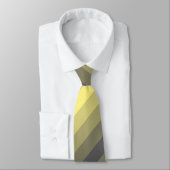 Streifen stripes grau gelb gray grey yellow stropdas (Gebonden)