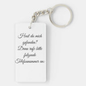 Streifenhörnchen schicken Grüße Sleutelhanger (achterkant)