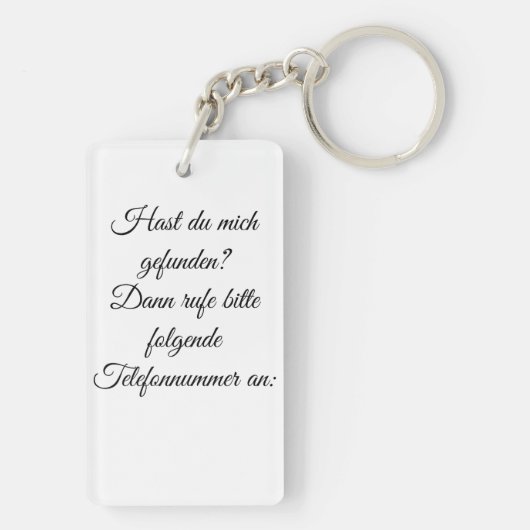 Streifenhörnchen schicken Grüße Sleutelhanger (achterkant)