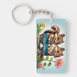 Streifenhörnchen schicken Grüße Sleutelhanger