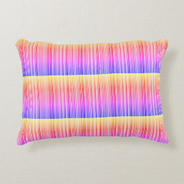 Streifenmuster regenbogenfarben accent kussen